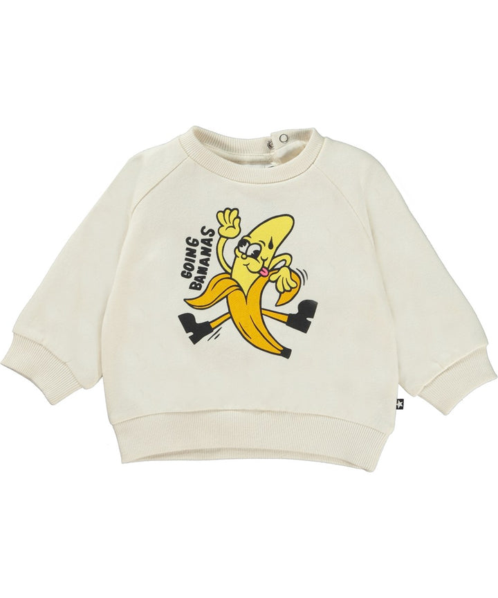 Disc Banana Sweatshirt by Molo