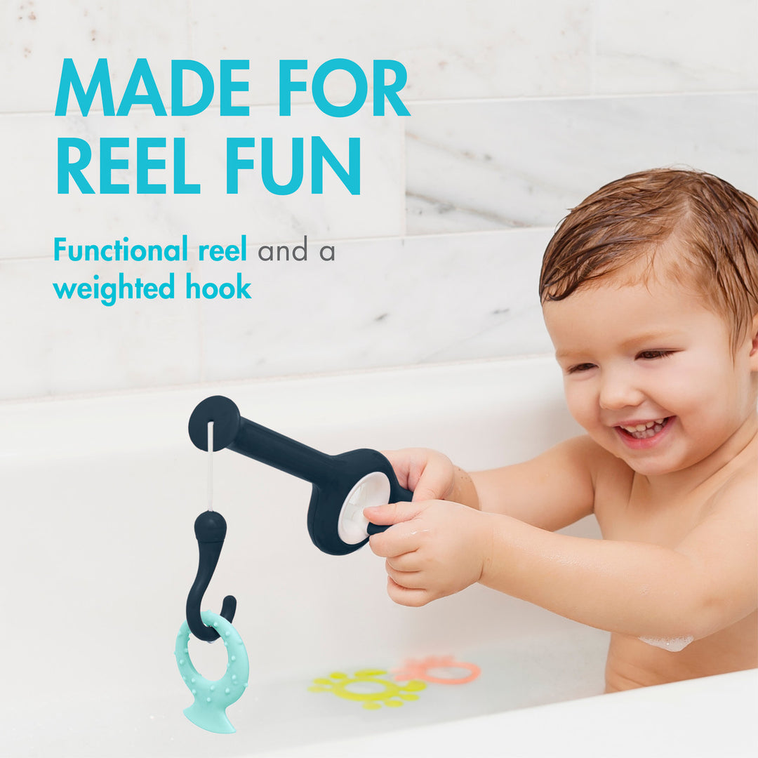 baby boy fishing pole 6 Pcs Magnetic for Kids Colors and decorations may vary. First Fishing Pole for Baby