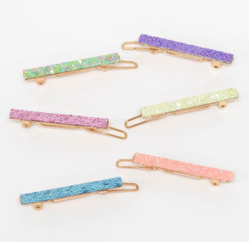 Glitter Rainbow Hair Slides by Meri Meri