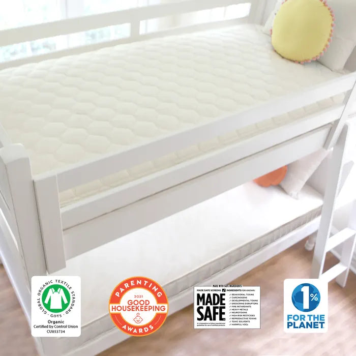 2-in-1 Organic Kids Waterproof Mattress - Babesta