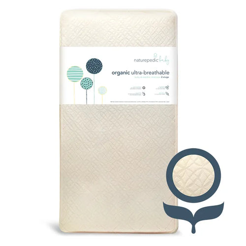 Organic Breathable Ultra Crib Mattress (2-Stage)