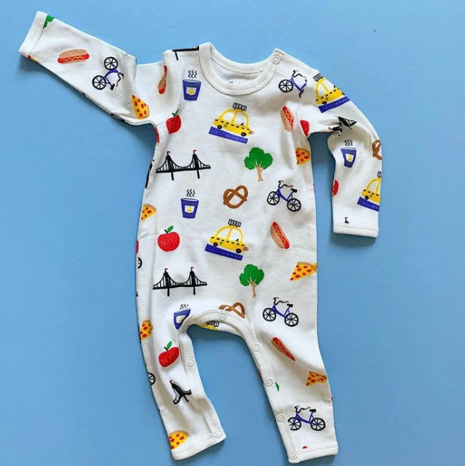Organic Big City Baby Romper - Babesta