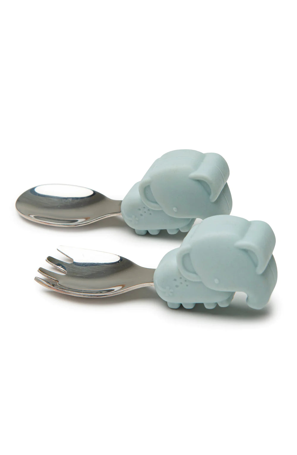 Elephant Learning Spoon and Fork Set by Loulou Lollipop