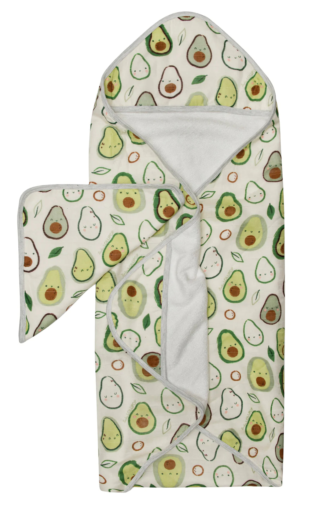 Avocado Hooded Towel Set by Loulou Lollipop