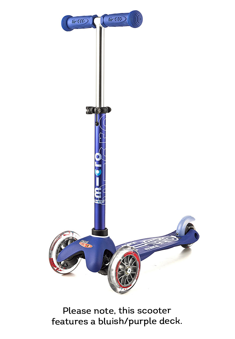 Micro Mini Deluxe Scooter in Blue by Microkickboard
