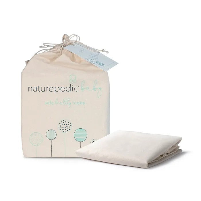 Waterproof Organic Crib Mattress Protector Pad by Naturepedic