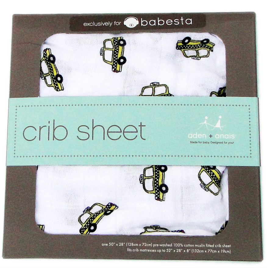 aden and anais stokke crib sheet Taxi Fitted Crib Sheet – Babesta