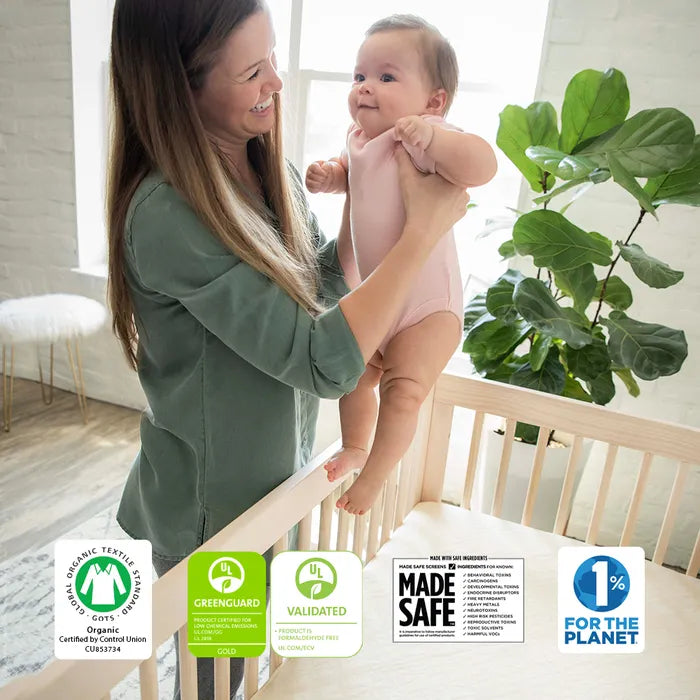 Organic Breathable Ultra Baby Crib Mattress (2-Stage) by Naturepedic