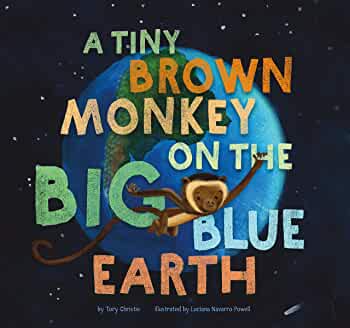 A Tiny Brown Monkey On The Big Blue Earth by Chronicle Books