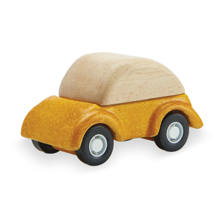 Yellow Car by Plan Toys